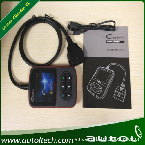 Launch Creader VI,new car model,read clear code,test,OBD connector,ENG
